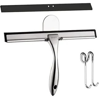 IBERGRIF Duschabzieher Edelstahl Grau