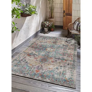 The CarPET »Palma« rechteckig 4 mm Höhe Outdoor moderner robuster In und Outdoor Teppich, bunt