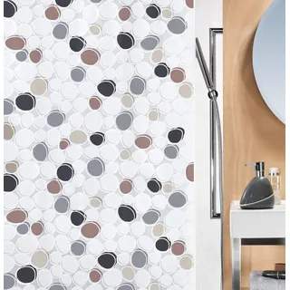 Spirella Duschvorhang Dido 180 x 200 cm braun