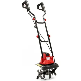 Wiltec Elektro Bodenfräse 1050 W mit 380 U/min, Kultivator mit 220 mm Arbeitstiefe, Gartenfräse mit 16 Klingen, Bodenhacke mit ergonomischem Handgriff