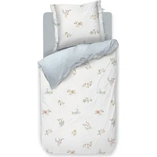 Pip Studio Bettwäsche-Garnitur Blossom Chique Farbe Weiss Größe 155x220+80x80 - Weiß
