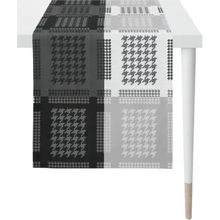APELT Tischläufer »Alexis, LOFT STYLE, Jacquard«, schwarz-weiß