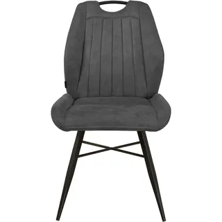 omg design Esszimmerstuhl Torro Stoff grau 2er Set