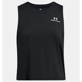 Under Armour Damen Top Rush Energy Crop Tank 1383654-001 XXL - Black - XXL