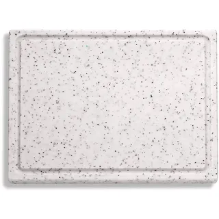 Friedr. Dick DICK Schneidbrett Saftrille weißmarmoriert 26,5 x 32,5 x 1,8 cm