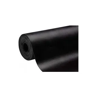 WESEMEYER Riefen-Gummimatte schwarz 120,0 x 500,0 cm