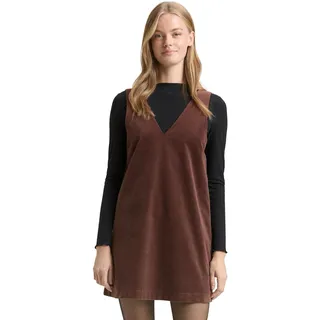 TOM TAILOR Denim Damen 1048605 Mini-Kleid aus Samt