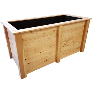 Hochbeet aus Lärche/Douglasie mit Außenmaß: ca. 150 x 75 x 70 cm