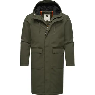 Ragwear Wintermantel "Wintermantel Mr Them Long", schwarz olive