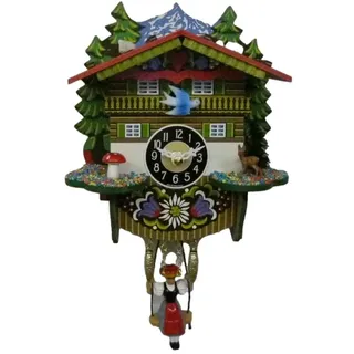 Engstler - 0145 SQ - Schaukeluhr - Quarz - mit Kuckucksruf und Westminsterschlag