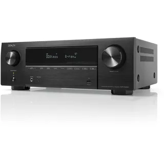 Denon AVR-X1800H 7.2 AV Receiver Schwarz 8K Dolby Atmos, HEOS Built-in