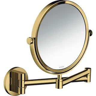 hansgrohe AXOR UNIVERSAL Circular Rasierspiegel, schwenkbar, neigbar, 42849990, Farbe: Polished Gold Optic