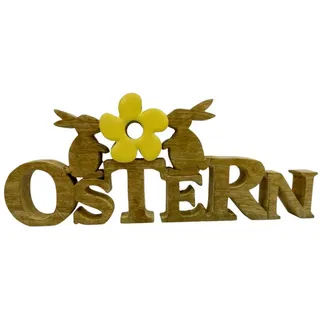 Dekoschriftzug , Braun , Holz , Mangoholz , massiv , Uni , Buchstabe , 3x12x30 cm , Handmade in India , zum Stellen, handgemacht , Dekoration, Dekofiguren & Skulpturen, Dekobuchstaben