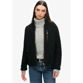 Superdry Fleecejacke »OUTDOOR FULL ZIP FLEECE«, schwarz
