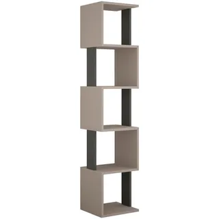 Decortie Bücherregal Piri 35 x 30 x 161 cm Beige