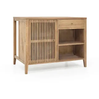 Livetastic Kücheninsel , Eichefarben , Holz , Kiefer , massiv , 1 Schubladen , 123x95x75 cm , FSC Mix , Küchen, Küchenzeilen & Küchenblöcke, Küchenzeilen