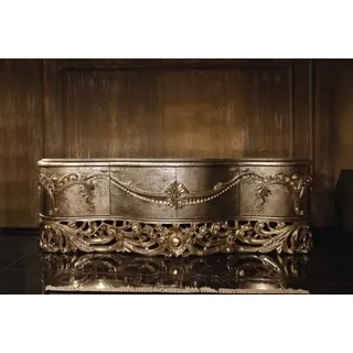 JV Möbel Design Konsolen Tisch Sideboard Barock Rokoko - Braun