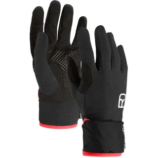 Ortovox Fleece-Grid Cover Handschuhe W schwarz Raven 20 für Damen