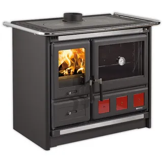 La Nordica-Extraflame La Nordica Küchenofen | ROSA XXL.16 STEEL | 10,5 kW | Anthrazit-Schwarz