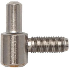 Einbohrband-Unterteil m. Zylinderkopf, ø 16 mm, Stahl vernickelt