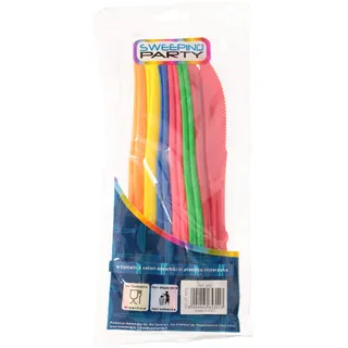 SWEEPING PARTY Bunte Messer, Packung mit 12 Stück, ING-79387
