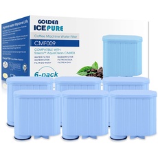 GOLDEN ICEPURE Wasserfilter Kaffeevollautomat für Philips Aqua Clean Filter und Saeco Aqua Clean Wasserfilter, CA6903/10 CA6903/22 CA6903, Kaffeemaschine 6er Vorteilspack