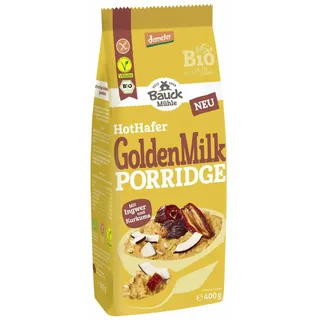 Bauckhof Hot Hafer Golden Milk Porridge glutenfrei 400 g