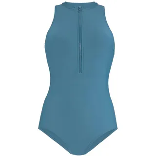 LASCANA ACTIVE, Badeanzug herausnehmbare Softcups, mit Unterbrustgummi vorne, Racerback, blau