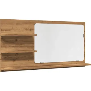 vidaXL Badspiegel mit Ablagen Artisan-Eiche 90x11x45 cm Holzwerkstoff - Braun