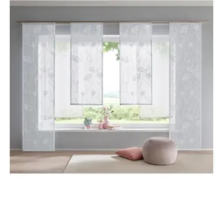 heine home Schiebegardine Klettschiene 1 Stk. tlg., weiß