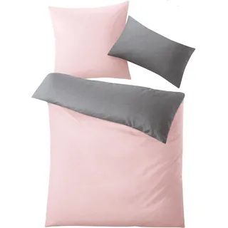 Kleine Wolke Bettwäsche Satin GRACIA Rose 155 x 220 und 80 x 80 und 40 x 80 cm - Rosa