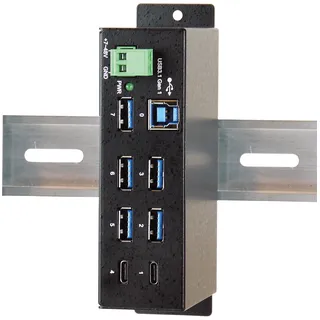 Exsys EX-1197HMS, USB 3.0 Metall, HUB