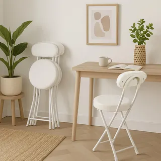 MEUBLE COSY Klappstuhl Cosy Weiß