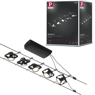 Paulmann Wire Set MacII max5x10W GU5,3 Schwarz