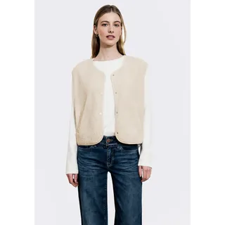 street one studio Damen Wolloptik-Weste