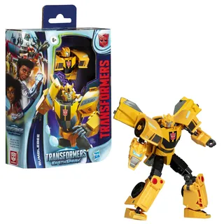 Transformers Spielzeug EarthSpark Deluxe-Klasse Bumblebee, 12,5 cm große Action-Figur, Roboterspielzeug für Kinder ab 6