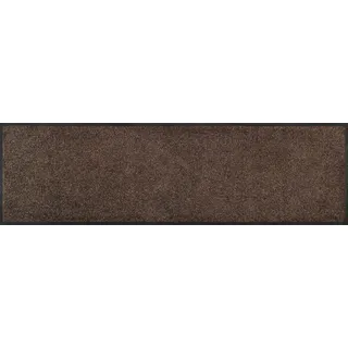 Wash+Dry Fußmatte »Trend Uni«, rechteckig, 7 mm Höhe, Schmutzfangmatte, rutschhemmend, In- und Outdoor geeignet, waschbar, braun