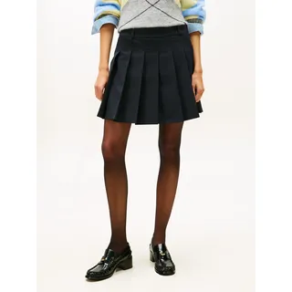 Tommy Hilfiger Plisseerock »TIMELESS WOOL PLEATED MINI SKIRT«