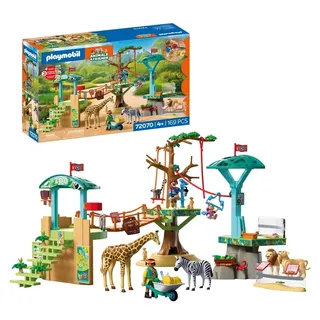 Playmobil Animals & Friends Tierpark Zoo Wildnis-Kletterpark 72070