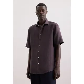 seidensticker Businesshemd »Regular« Regular 1/2 Kentkragen Uni, braun