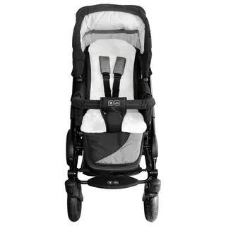 Heitmann Felle Babylammfell »Lammfell-Einlage« echtes Lammfell, geschoren, mit 5 Gurtschlitzen, vielseitig einsetzbar, weiß