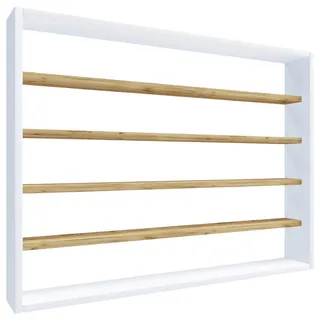 MID.YOU Gewürzregal Esaldi 80 x 60 x 10 cm Weiß