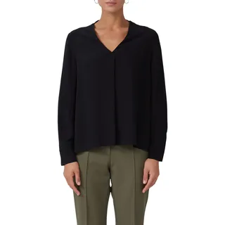 s.Oliver Black Label Damen Tunika Bluse 2170790 Grey/Black 46