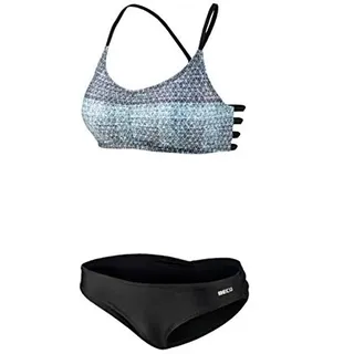 BECO Beermann GmbH & Co. KG Damen Bikini-Set, türkis/schwarz, 38, 34091