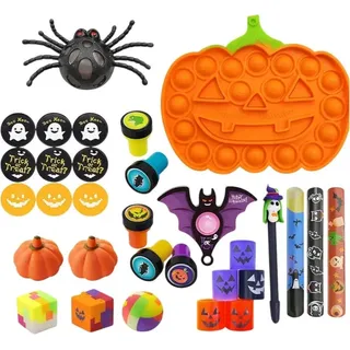 Leantoys Sensory Set Anti-Stress Halloween Fidget Toys Pop It