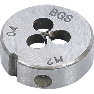 BGS Gewindeschneideisen M2 x 0,4 x 25 mm