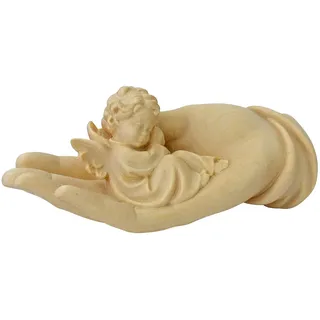 Schützende Hand mit Engel Ahorn-Holz natur ca.5x10.5cm