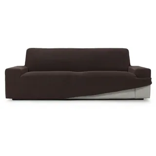Sofaskins SOFASKINS® super elastischer überzug, Sofabezug 2 sitzer, atmungsaktiv, bequem und langlebig, Sofa überzug, Einfach anzubringen, Maße (140-180Cm), Farbe braun
