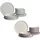 Jasper Tafelservice 16-tlg. mint/taupe unifarben