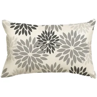 Artoid Mode Blumen Grau Dahlien Herbst Kissenbezug, 30x50 cm Saisonnal Sommer Zierkissenbezug Couch Wohnzimmer Deko